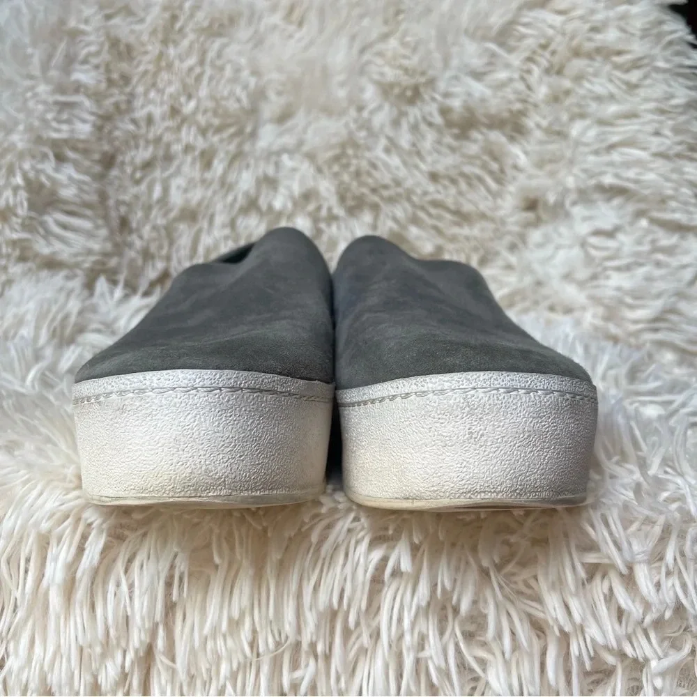 Opening Ceremony Cici Slip On Platform Sneaker suede gray size 40